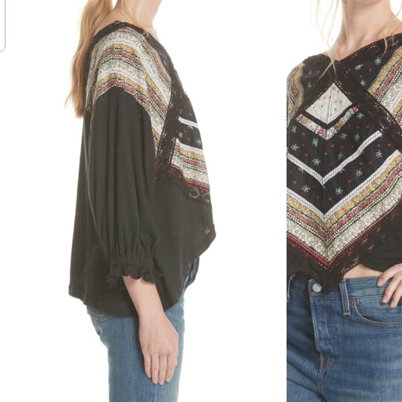 Free People Prairie Days Embroidered Top - Picture 4 of 4
